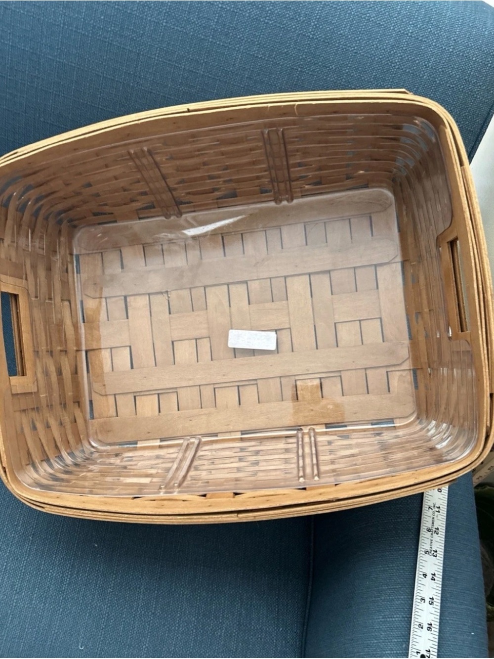 Longaberger 2006 Large Storage Solutions Basket And Protector